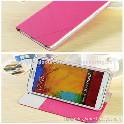 Leather Case for Samsung Galaxy Note 3, Whole Cover Protection